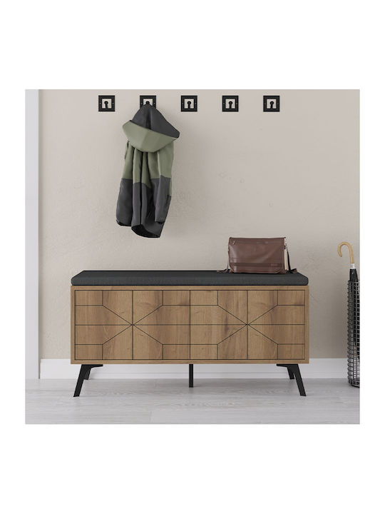 Dune Wooden Shoe Organizer Brown 107x35x55cm