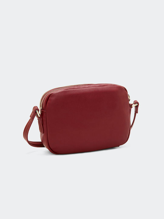 Tommy Hilfiger Din piele Geantă de damă Crossbody Roșie