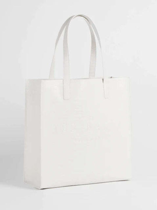 Croccon Women's Bag Shopper Shoulder White