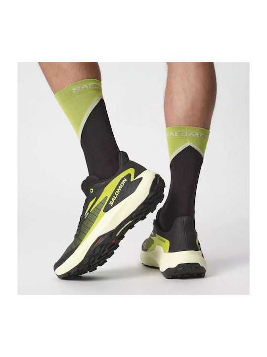 Genesis Sport Shoes Running Black / Yellow