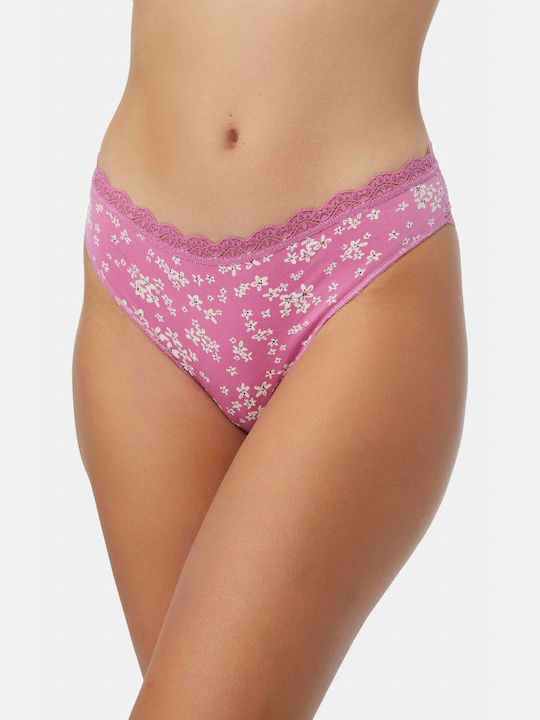 Minerva Women's Brazil with Lace Lila