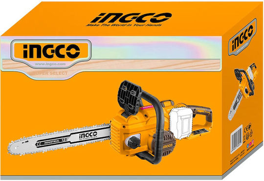 Ingco Αλυσοπρίονο Μπαταρίας Solo Brushless 40V 4.8kg με Λάμα 40cm