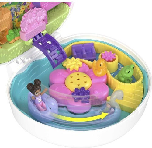 Mattel Grădina Cu Flori Iepuraș Compact Polly Pocket Set Iepuraș Pentru 4+ Ani (Diverse Modele)