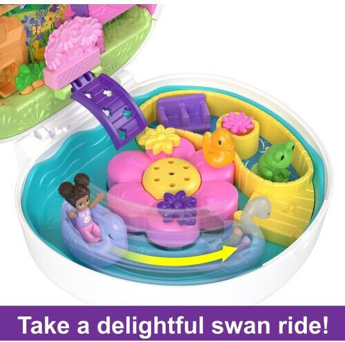 Mattel Grădina Cu Flori Iepuraș Compact Polly Pocket Set Iepuraș Pentru 4+ Ani (Diverse Modele)