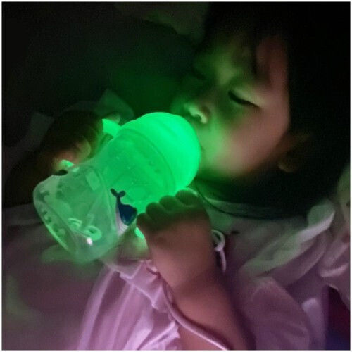 B.Box Baby Cup made of Plastic Green 240ml for 6m+m+
