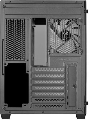 Aerocool Dryft-BK-v1 Midi Tower Κουτί Υπολογιστή με Πλαϊνό Παράθυρο Μαύρο