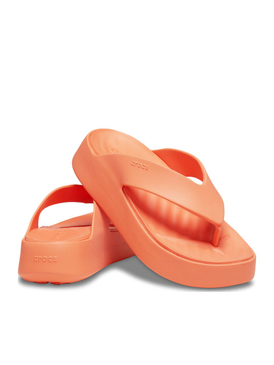 Gataway Platform Flip Women's Platform Flip Flops Orange