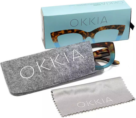 Okkia Γυναικεία Γυαλιά Πρεσβυωπίας +1.50 σε Μπλε χρώμα OK023HB