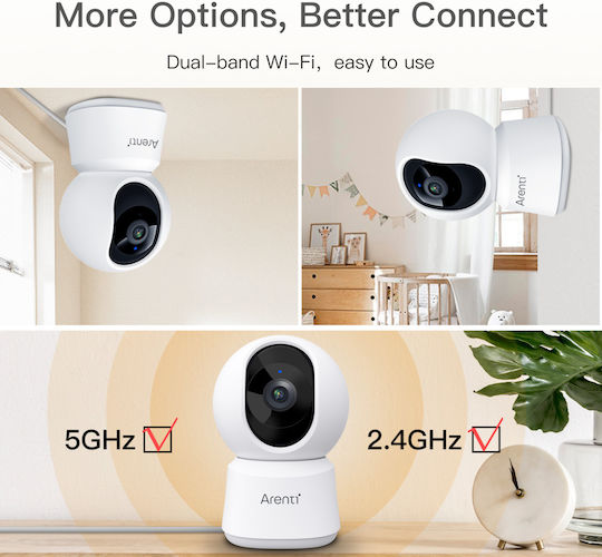 Arenti AREP2Q IP Cameră de Supraveghere Wi-Fi Full HD+ 4MP cu Comunicare Bidirecțională
