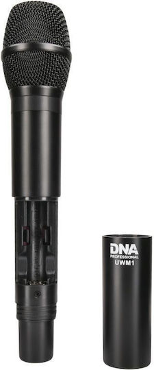 DNA UWM 1 Комплект Безжично Микрофон Ръчно изработено за Вокали в Черен Цвят