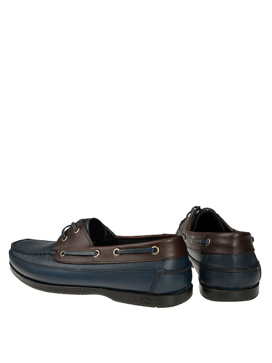 Gale Men's Leather Loafers Blue