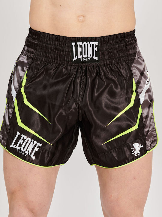 Leone 1947 Shorts Kick/Thai-Boxen Black/Yellow