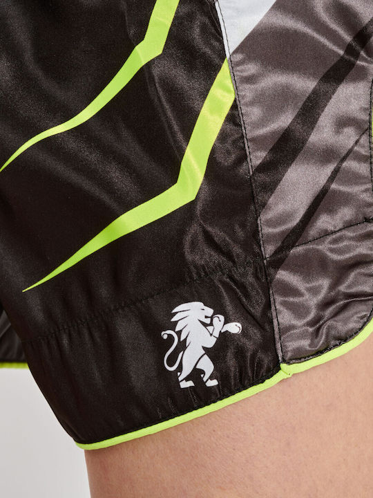 Leone 1947 Shorts Kick/Thai-Boxen Black/Yellow