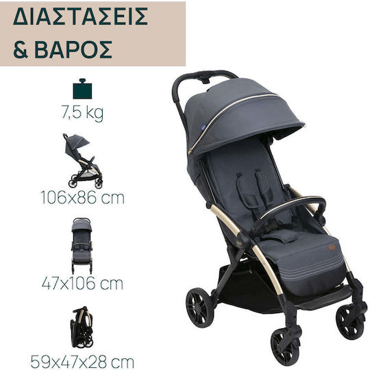 Chicco Goody Baby Stroller Suitable for Newborn Dark Shadow 6.9kg