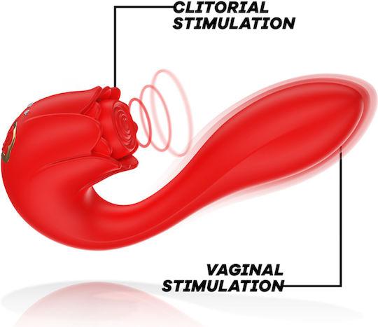 Mia Vibrator für Paare Rot