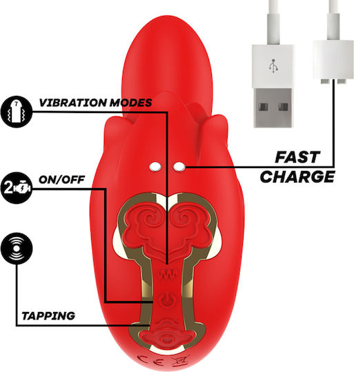 Mia Vibrator für Paare Rot