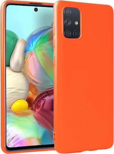 Matt Back Cover Silicone 1.2mm Orange (Galaxy Note 20 Ultra)