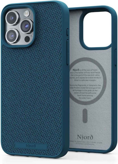 Njord Back Cover Tesatura 2mm Turcoaz (iPhone 15 Pro Max)