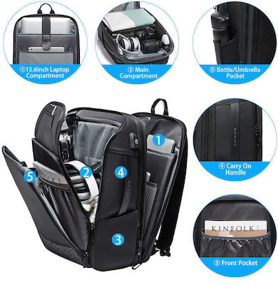 Bange Backpack Backpack for 17.3" Laptop Black 22005