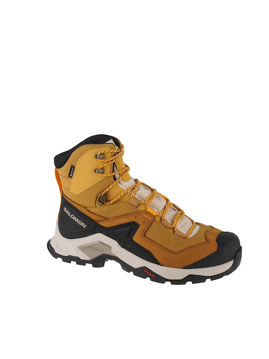 Salomon Quest Element Men's Hiking Boots Waterproof with Gore-Tex Membrane Cumin / Bleached Sand / Saffron