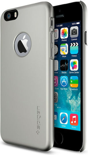 Spigen Thin Fit A Back Cover Πλαστικό Ασημί (iPhone 6 Plus / 6s Plus)