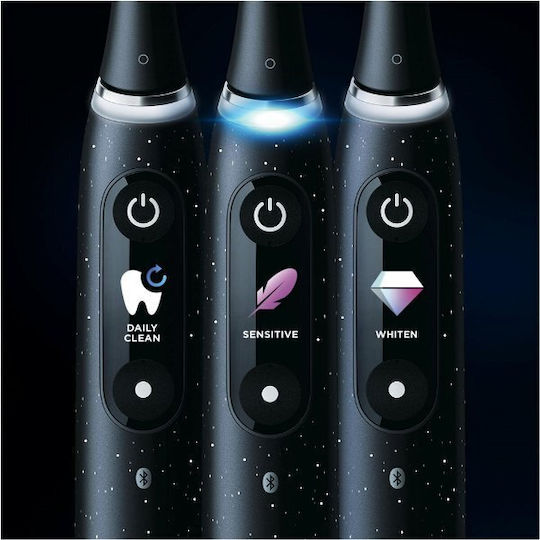 Oral-B iO Series 10 Periuță de dinți electrică cu Temporizator, Senzor de Presiune și Husă de Călătorie Neagră