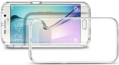 Spigen Neo Hybrid CC Задна корица Пластмаса 1.2мм Сребрист (Galaxy S6 Edge)