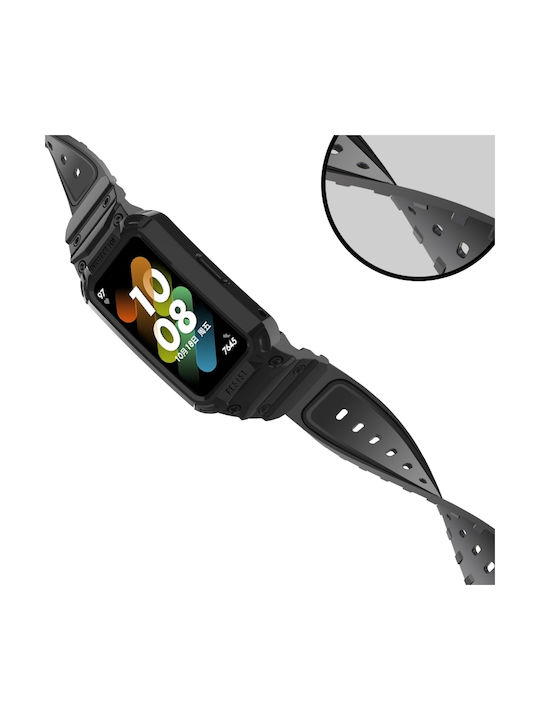 Curea Silicon Negru (Huawei Band 7)