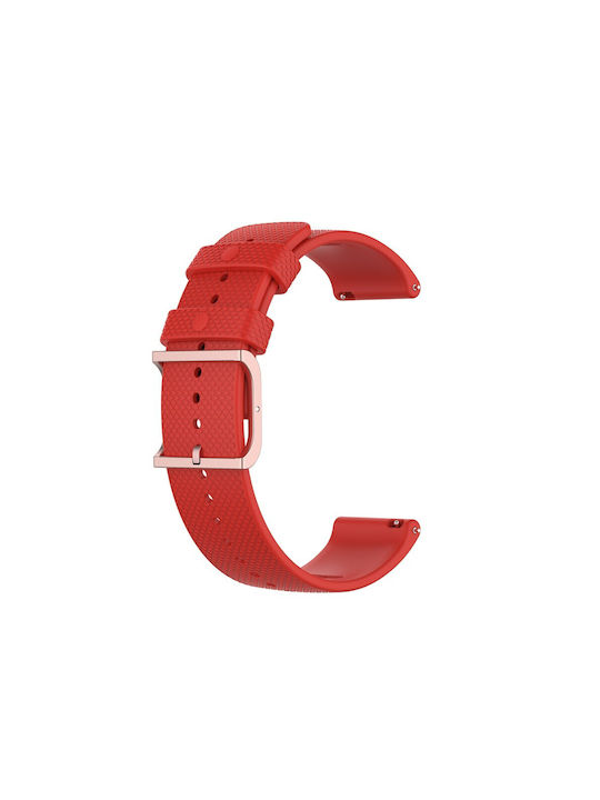 With Rose Gold Clasp Strap Red (Realme Watch S) With Rose Gold Clasp Strap Red (Realme Watch S)