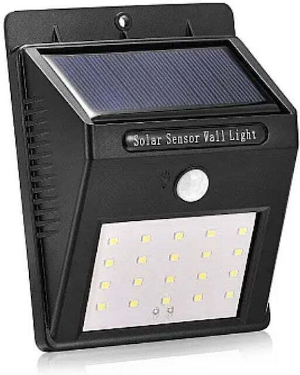 Lampă Solară Stradală 0.55W cu Senzor de Mișcare și Fotocelulă