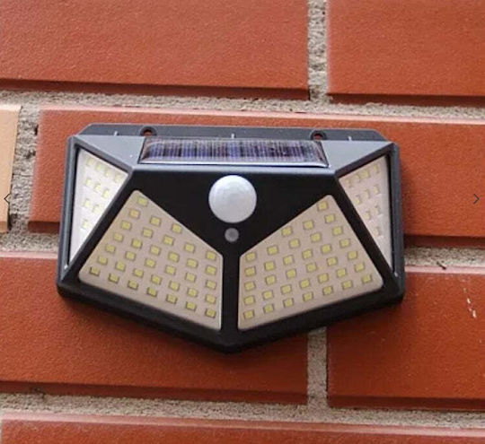 Lampă Solară Stradală 1W Alb Rece cu Senzor de Mișcare și Fotocelulă IP65