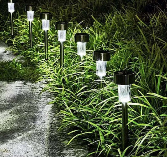 Set of 10 Stake Solar Lights Lanterns with Photocell IP44 29.5cmx4.5cmcm
