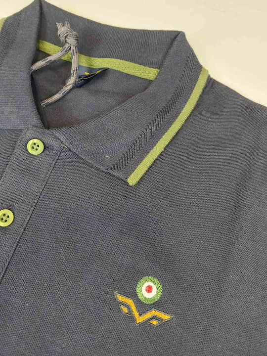 Polo Short Sleeve Blouse Blue