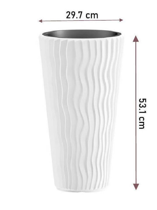 Prosperplast Planter Plastic Brown 29.7x29.7cm.
