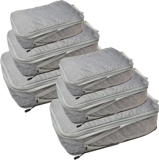 Quasar Luggage Organizer Covers Органайзер за кола Сив 6бр