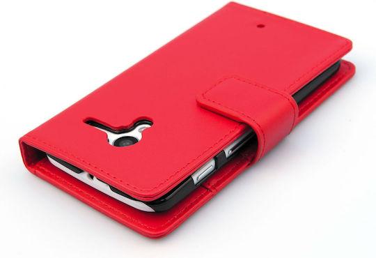 YouSave Accessories Leather-Effect Wallet Case Red (Moto X) Червен