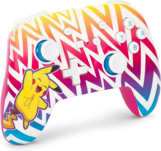 PowerA Enhanced Wireless Gamepad for Switch Vibrant Picatchu