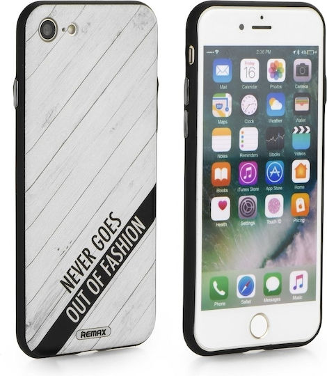 Remax Muke Back Cover Σιλικόνης Λευκό (iPhone SE 2022/2020)
