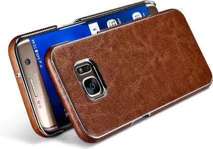 Xoomz Xoomz Back Back Cover Δερματίνης Κόκκινο (Galaxy S7 Edge)