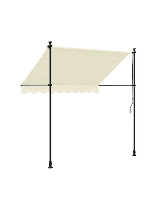 vidaXL Τέντα Βεράντας Μπεζ 2x1.5m