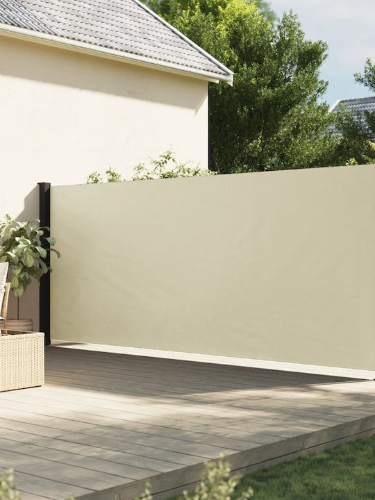 vidaXL Terrace Sideway Sunshade Roller Beige 6x1.8cm