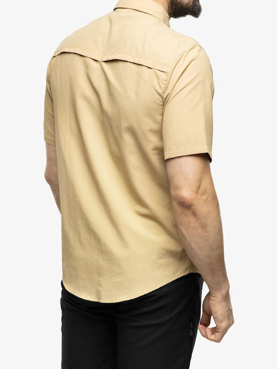 The North Face Men's Shirt Short Sleeve Khaki