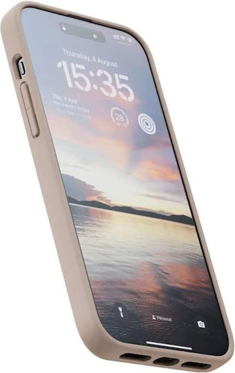Njord Задна корица Текстил 2мм Розов (iPhone 15 Plus)