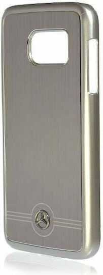 Mercedes-Benz Back Cover Μεταλλικό Ασημί (Galaxy S7)