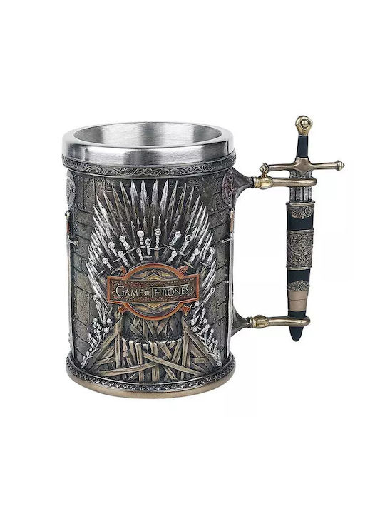 Steel Resin Mug Metallic Multicolored 500ml