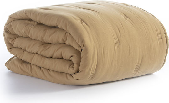 Nef-Nef Homeware Marven Tagesdecke Anderthalbbetten Mikrofaser Honey 180x240cm