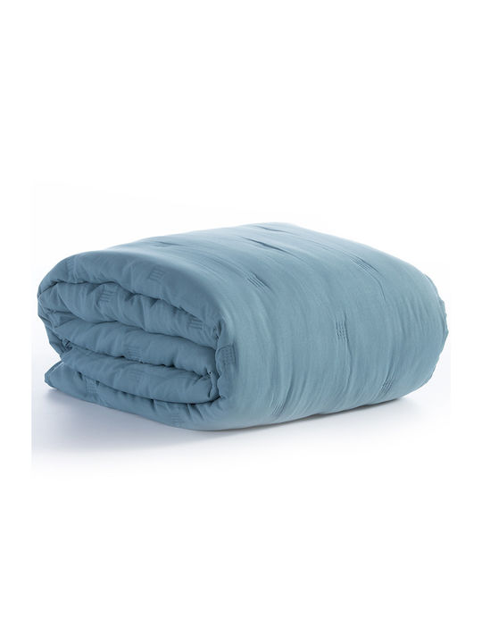 Nef-Nef Homeware Marven Κουβερλί Υπέρδιπλο Microfiber Petrol 230x240cm