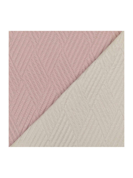Borea Diamond Coverlet Queen Size from Polyester Grey-grey 220x240cm
