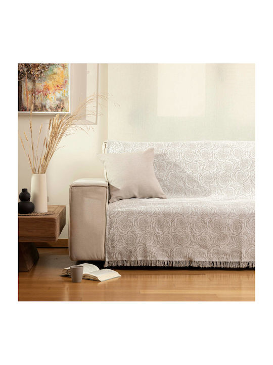 Borea Триместен диван Throw 180x300см. Спагети
