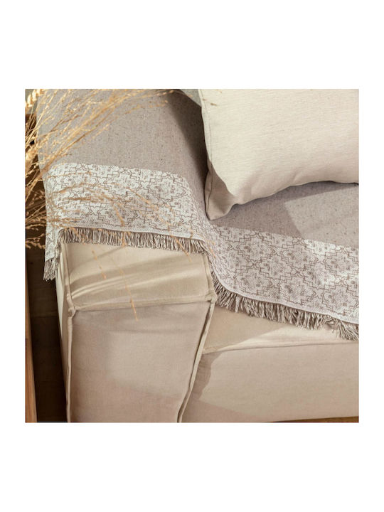 Borea Iris Ριχτάρι Διθέσιου Καναπέ 180x250εκ. Ροζέ 035602114075